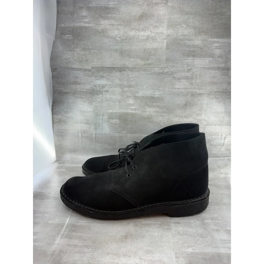 Clarks Originals Desert Boot Black Suede Chukka Men Sz 10M 13292